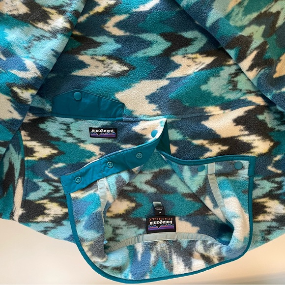 🤩rare Patagonia synchilla fleece pullover size women's XL - Picture 2 of 5